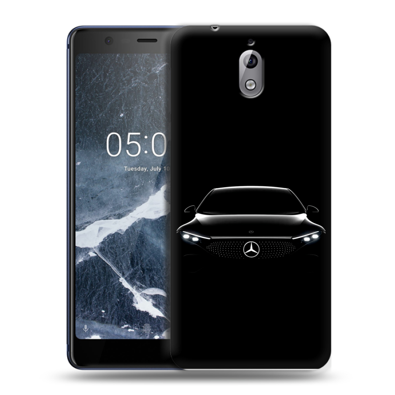 Силиконовый чехол на Nokia 3.1 с принтом Mercedes Мерседес Силиконовый чехол на Nokia 3.1 с принтом Mercedes Мерседес