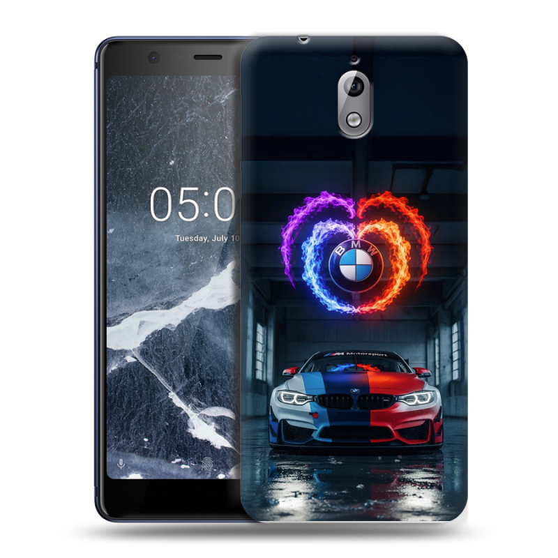 Силиконовый чехол на Nokia 3.1 с принтом BMW БМВ Силиконовый чехол на Nokia 3.1 с принтом BMW БМВ