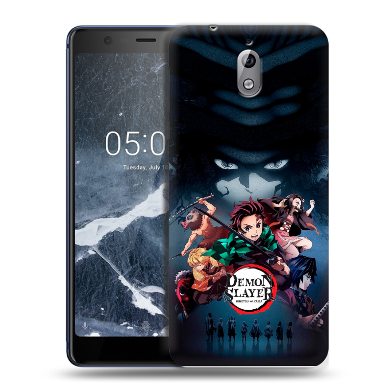Силиконовый чехол на Nokia 3.1 с принтом Demon Slayer Клинок рассекающий демонов Силиконовый чехол на Nokia 3.1 с принтом Demon Slayer Клинок рассекающий демонов