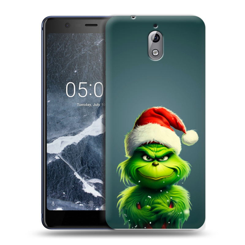 Силиконовый чехол на Nokia 3.1 с принтом Новый год Силиконовый чехол на Nokia 3.1 с принтом Новый год