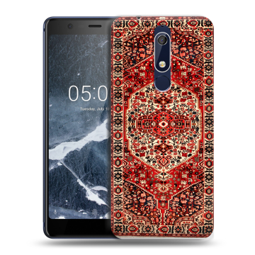 Силиконовый чехол на Nokia 5.1 с принтом Ковер Силиконовый чехол на Nokia 5.1 с принтом Ковер