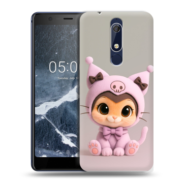 Силиконовый чехол на Nokia 5.1 с принтом Куроми Kuromi 