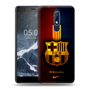 Силиконовый чехол на Nokia 5.1 с принтом Барселона Barcelona Силиконовый чехол на Nokia 5.1 с принтом Барселона Barcelona