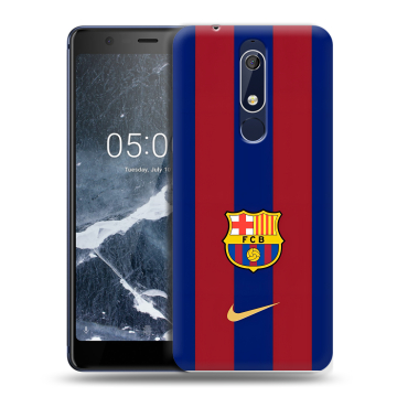 Силиконовый чехол на Nokia 5.1 с принтом Барселона Barcelona