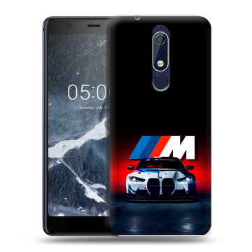Силиконовый чехол на Nokia 5.1 с принтом БМВ BMW