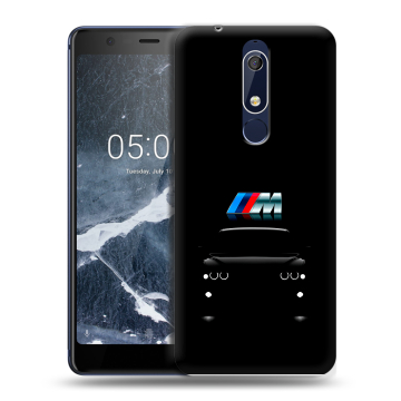 Силиконовый чехол на Nokia 5.1 с принтом БМВ BMW