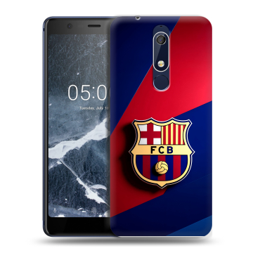 Силиконовый чехол на Nokia 5.1 с принтом Барселона Barcelona
