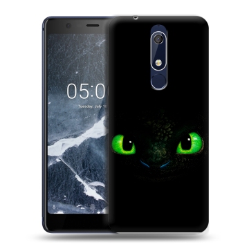 Силиконовый чехол на Nokia 5.1 с принтом Как приручить дракона