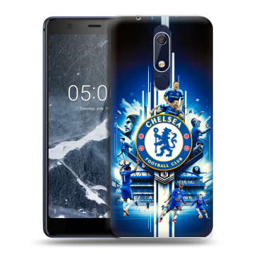 Силиконовый чехол на Nokia 5.1 с принтом Chelsea Челси