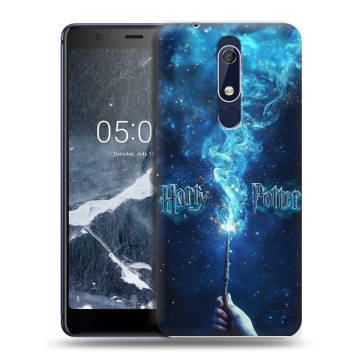 Силиконовый чехол на Nokia 5.1 с принтом Harry Potter Гарри Поттер