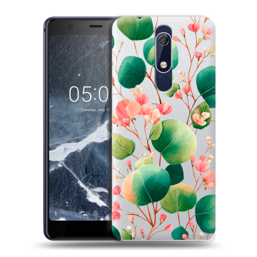 Силиконовый чехол на Nokia 5.1 с принтом женский