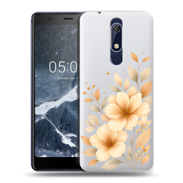 Силиконовый чехол на Nokia 5.1 с принтом для девушки