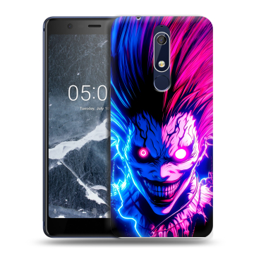 Силиконовый чехол на Nokia 5.1 с принтом Death note Тетрадь смерти