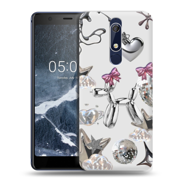 Силиконовый чехол на Nokia 5.1 с принтом Y2K