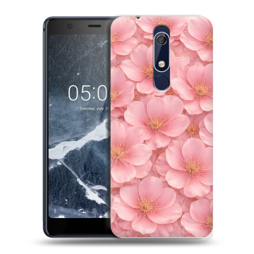 Силиконовый чехол на Nokia 5.1 с принтом женский