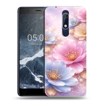 Силиконовый чехол на Nokia 5.1 с принтом женский