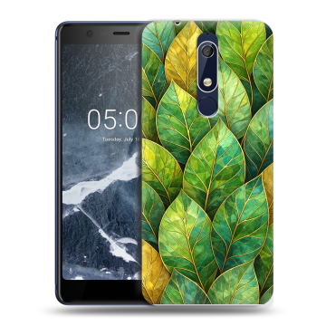 Силиконовый чехол на Nokia 5.1 с принтом женский