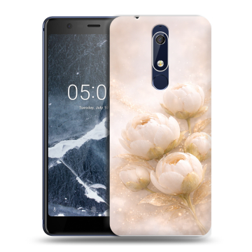 Силиконовый чехол на Nokia 5.1 с принтом женский