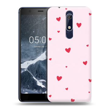 Силиконовый чехол на Nokia 5.1 с принтом для девочек