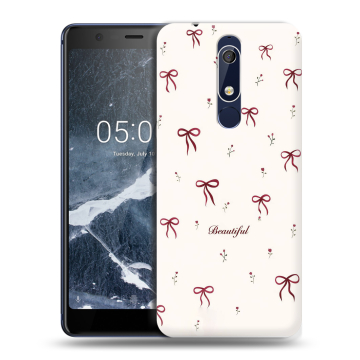 Силиконовый чехол на Nokia 5.1 с принтом для девочек