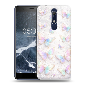 Силиконовый чехол на Nokia 5.1 с принтом женский