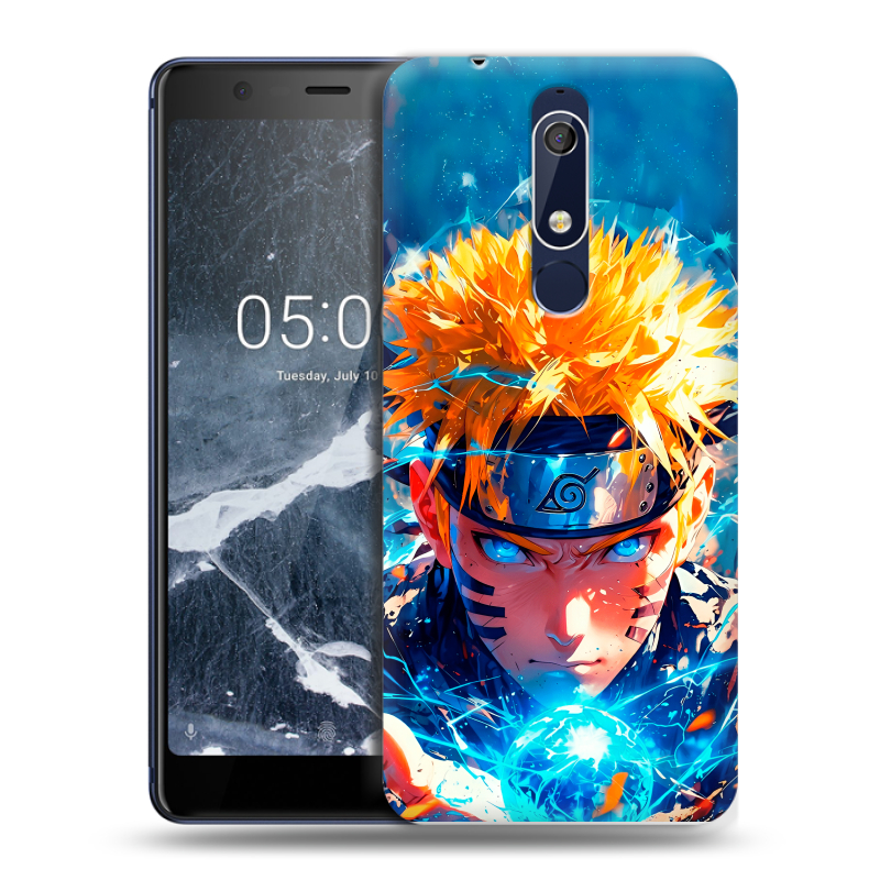 Силиконовый чехол на Nokia 5.1 с принтом Аниме Наруто Naruto Силиконовый чехол на Nokia 5.1 с принтом Аниме Наруто Naruto