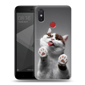 Силиконовый чехол на Xiaomi Mi8 SE с принтом Коты