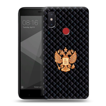 Силиконовый чехол на Xiaomi Mi8 SE с принтом Герб России принт Силиконовый чехол на Xiaomi Mi8 SE с принтом Герб России принт