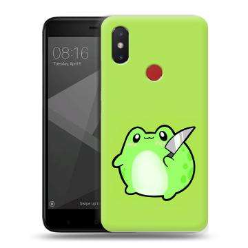 Силиконовый чехол на Xiaomi Mi8 SE с принтом Лягушенок Силиконовый чехол на Xiaomi Mi8 SE с принтом Лягушенок