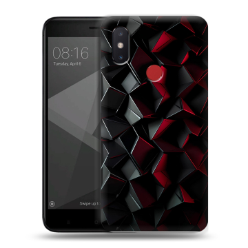 Силиконовый чехол на Xiaomi Mi8 SE с принтом Абстракция Силиконовый чехол на Xiaomi Mi8 SE с принтом Абстракция
