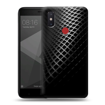 Силиконовый чехол на Xiaomi Mi8 SE с принтом Текстура металла Силиконовый чехол на Xiaomi Mi8 SE с принтом Текстура металла