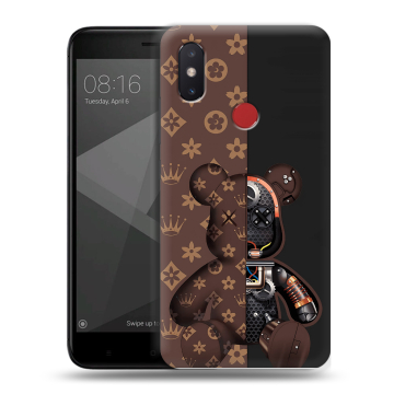 Силиконовый чехол на Xiaomi Mi8 SE с принтом Луи робот Силиконовый чехол на Xiaomi Mi8 SE с принтом Луи робот