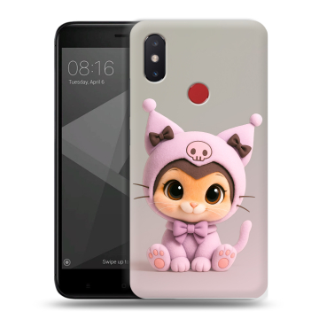 Силиконовый чехол на Xiaomi Mi8 SE с принтом Куроми Kuromi Силиконовый чехол на Xiaomi Mi8 SE с принтом Куроми Kuromi