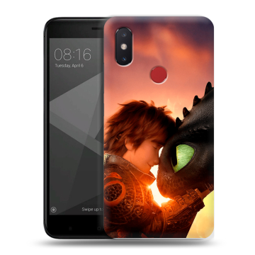 Силиконовый чехол на Xiaomi Mi8 SE с принтом Как приручить дракона Силиконовый чехол на Xiaomi Mi8 SE с принтом Как приручить дракона