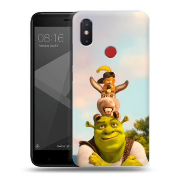 Силиконовый чехол на Xiaomi Mi8 SE с принтом Шрек Shrek Силиконовый чехол на Xiaomi Mi8 SE с принтом Шрек Shrek