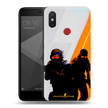 Силиконовый чехол на Xiaomi Mi8 SE с принтом Контер страйк Counter strike Силиконовый чехол на Xiaomi Mi8 SE с принтом Контер страйк Counter strike