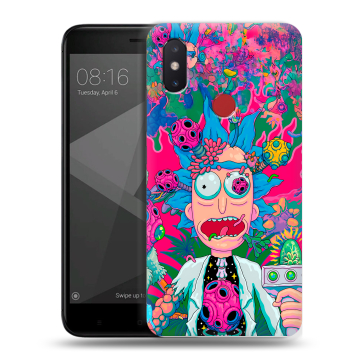 Силиконовый чехол на Xiaomi Mi8 SE с принтом Рик и Морти Rick Morty Силиконовый чехол на Xiaomi Mi8 SE с принтом Рик и Морти Rick Morty
