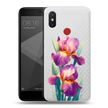 Силиконовый чехол на Xiaomi Mi8 SE с принтом Цветы орхидеи Силиконовый чехол на Xiaomi Mi8 SE с принтом Цветы орхидеи