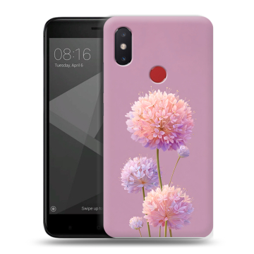 Силиконовый чехол на Xiaomi Mi8 SE с принтом Цветы
