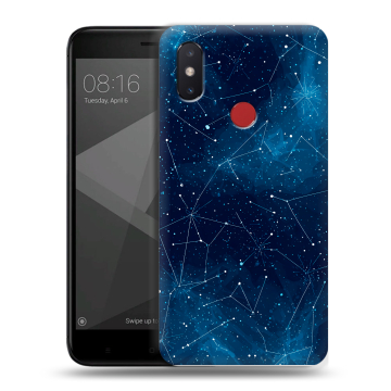 Силиконовый чехол на Xiaomi Mi8 SE с принтом Космос звезды Силиконовый чехол на Xiaomi Mi8 SE с принтом Космос звезды