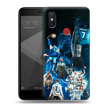 Силиконовый чехол на Xiaomi Mi8 SE с принтом Реал Роналдо Силиконовый чехол на Xiaomi Mi8 SE с принтом Реал Роналдо