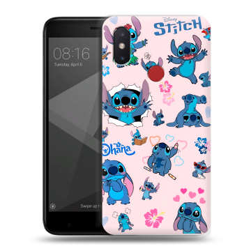 Силиконовый чехол на Xiaomi Mi8 SE с принтом Лило и Стич Силиконовый чехол на Xiaomi Mi8 SE с принтом Лило и Стич