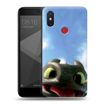 Силиконовый чехол на Xiaomi Mi8 SE с принтом Как приручить дракона Силиконовый чехол на Xiaomi Mi8 SE с принтом Как приручить дракона