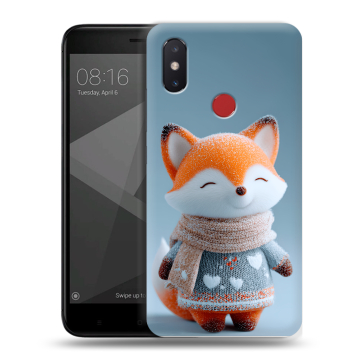 Силиконовый чехол на Xiaomi Mi8 SE с принтом Лиса Силиконовый чехол на Xiaomi Mi8 SE с принтом Лиса