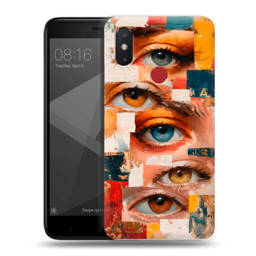 Силиконовый чехол на Xiaomi Mi8 SE с принтом Модный принт Силиконовый чехол на Xiaomi Mi8 SE с принтом Модный принт