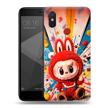 Силиконовый чехол на Xiaomi Mi8 SE с принтом Labubu Лабубу Силиконовый чехол на Xiaomi Mi8 SE с принтом Labubu Лабубу
