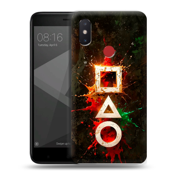 Силиконовый чехол на Xiaomi Mi8 SE с принтом Squid Game Игра кальмара