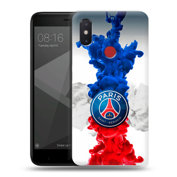 Силиконовый чехол на Xiaomi Mi8 SE с принтом PSG ПСЖ