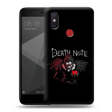 Силиконовый чехол на Xiaomi Mi8 SE с принтом Death note Тетрадь смерти Силиконовый чехол на Xiaomi Mi8 SE с принтом Death note Тетрадь смерти