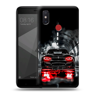 Силиконовый чехол на Xiaomi Mi8 SE с принтом BMW БМВ Силиконовый чехол на Xiaomi Mi8 SE с принтом BMW БМВ